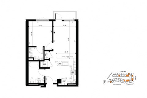 One Bedroom A2 Felix at The Society